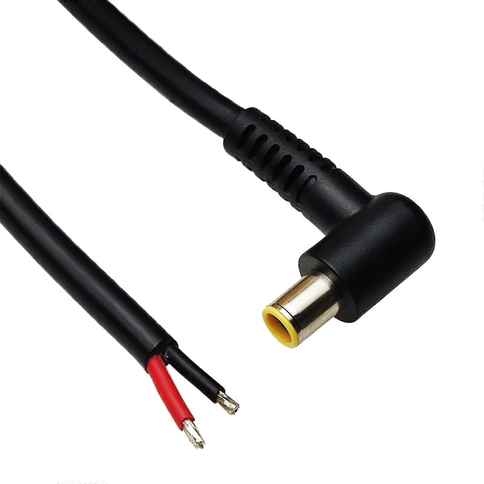 DC7909 Power Cable 8mm DC Plug to Bare Wire 14AWG Pigtail for Solar Panel Replacement