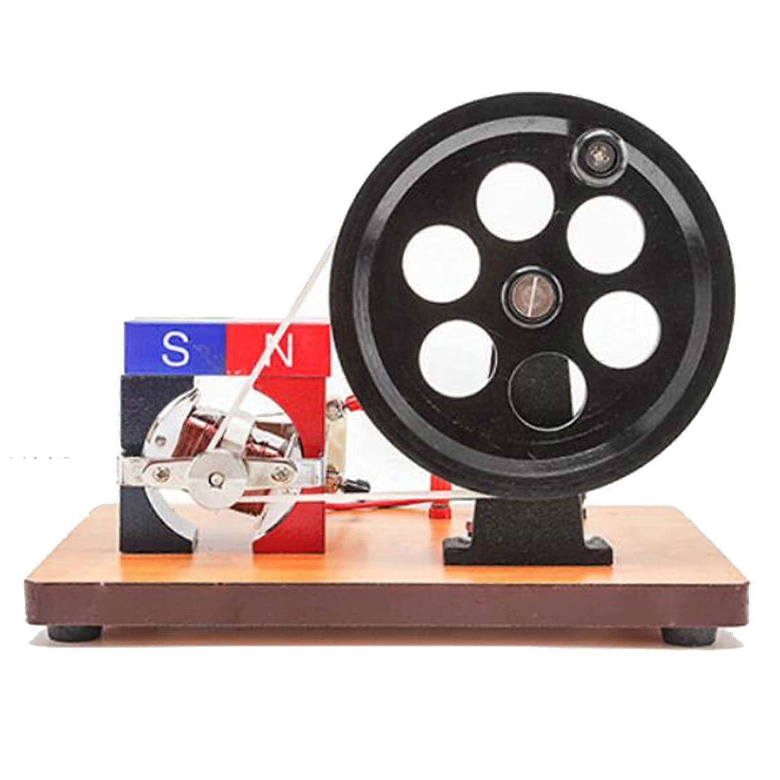 Hand Crank AC DC Generator Educational Model with Adjustable Load for Physics Lab and Teaching