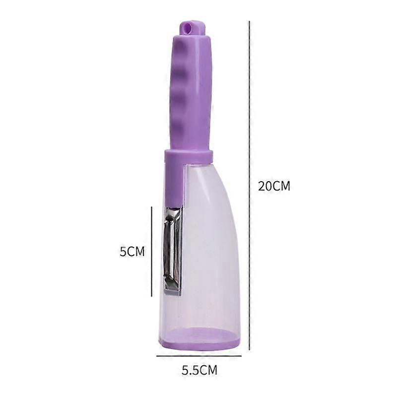 Multi-functional Peeler with Storage Container, Apple, Household Vegetable Fruit Peeling Tool