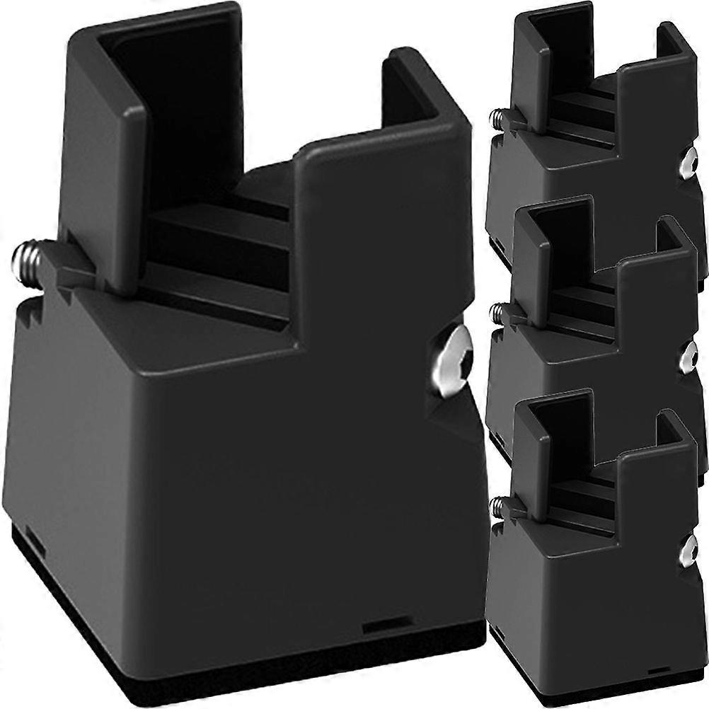 4pcs Platform Bed Riser Bed Raising Block 22-42mm Adjustable Bed Riser Block