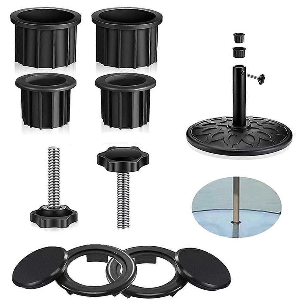 Sun umbrella base bracket accessories plastic pipe sleeve fixing screws