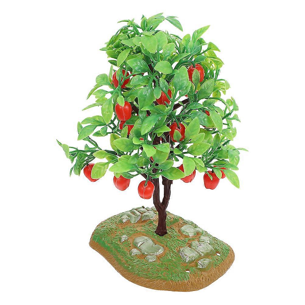 Miniature Tree Model for Craft Decoration with Plastic Material
