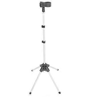 Adjustable Folding Floor Stand Hair Dryer Holder Aluminum Alloy and Plastic Stable Base for Home and Mobile Pet Grooming for Hair Dryer Models