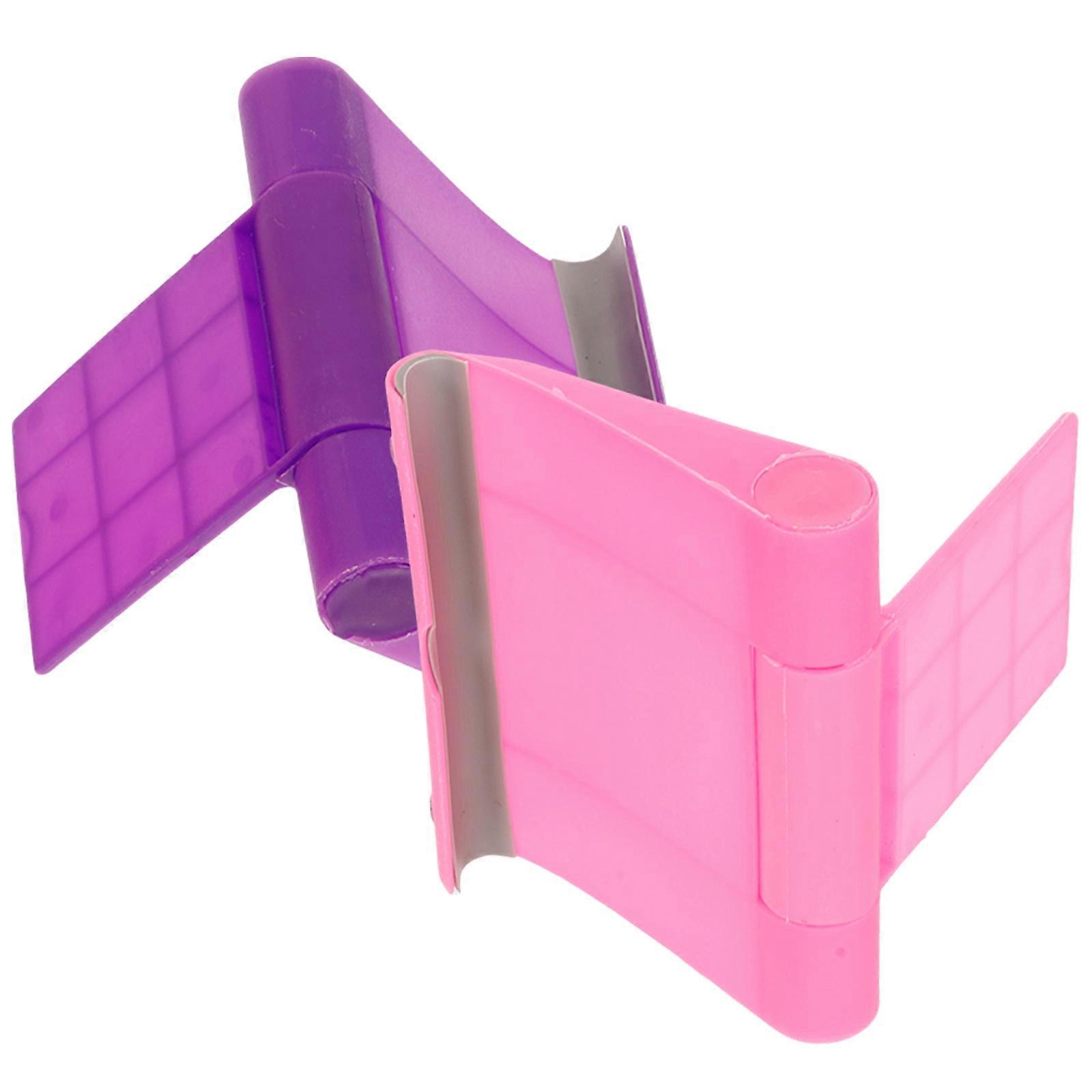 Adjustable Tablet Stand for Desk Practical Tablet Holder 2Pcs with ABS Material