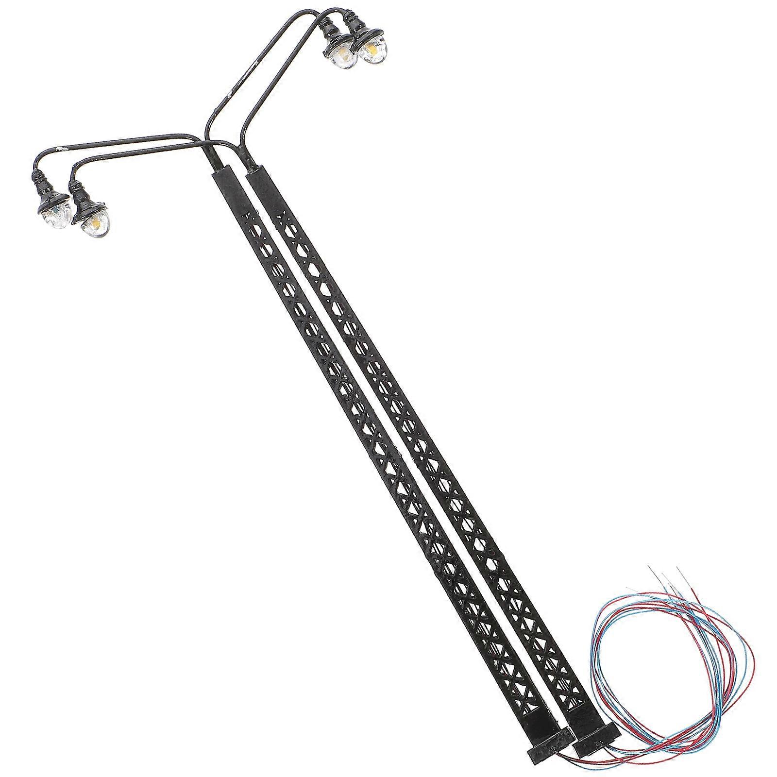 Train Light Model Railroad Light Model for Decoration 2Pcs Miniature Lighting