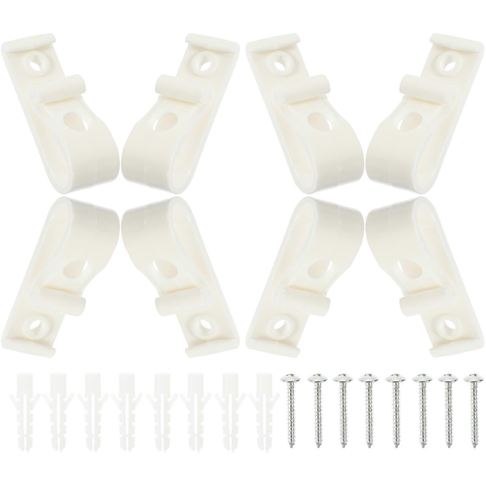 Curtain Roller Clip for Vertical Blind Fixing 32Pcs White Kit