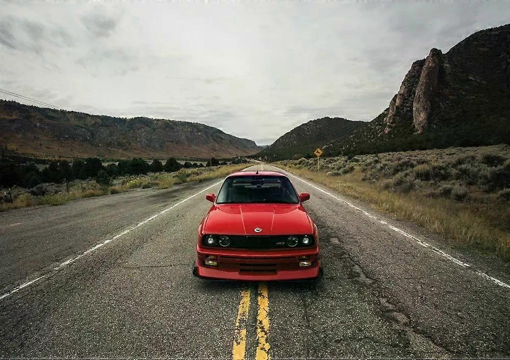 Puzzle roșu BMW E30 M3 PU0188