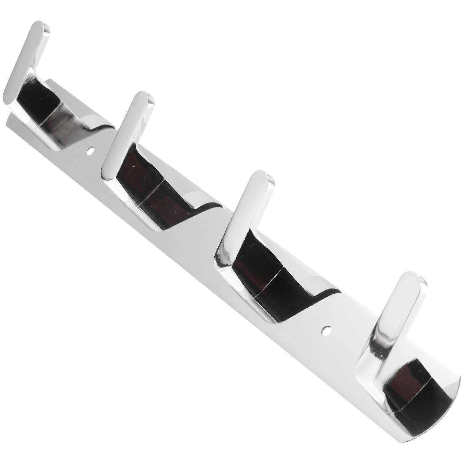 Bathroom Supply Wall Hook Stainless for Storage Use with 4 Hooks