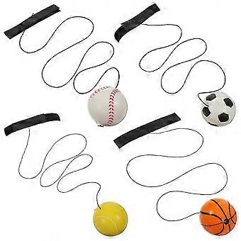 Elastische Handgelenkbälle, 4er-Pack, zur Verbesserung der Handbeweglichkeit, interaktives Spiel, geeignet für Familien, Jugendliche und Kinder, ideal für Fitnessaktivitäten