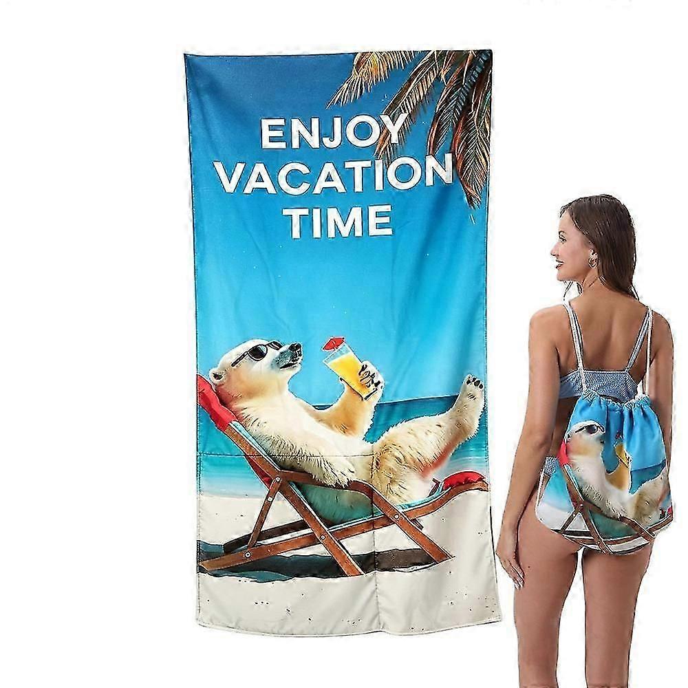 Beach Towel Bag | Foldable Convertible Quick Dry | 2 In 1 Lightweight Packable