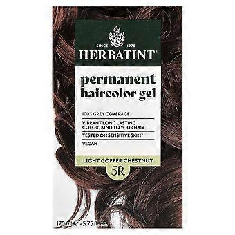 Herbatint, Permanent Haircolor Gel, 5R Light Copper Chestnut, 5.75 fl oz (170 ml)