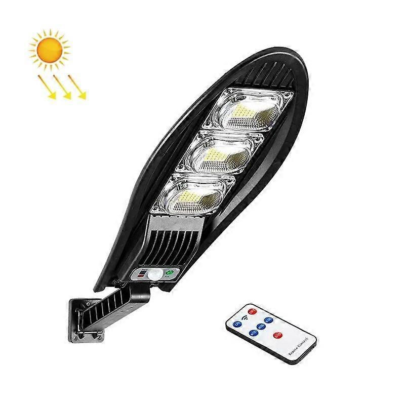 W778B LED solcelledrevet hagelyssensorlampe med fjernkontroll