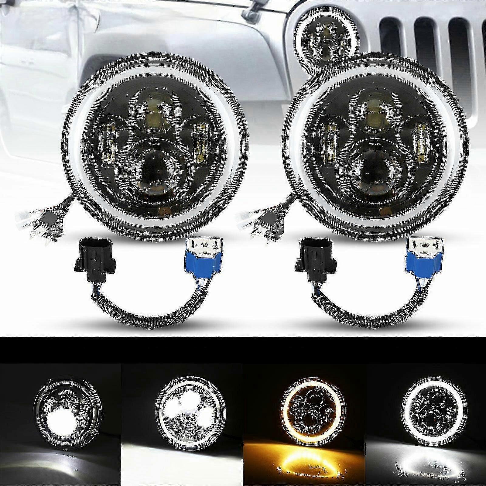 LED Headlight for Jeep Wrangler Jk Lj