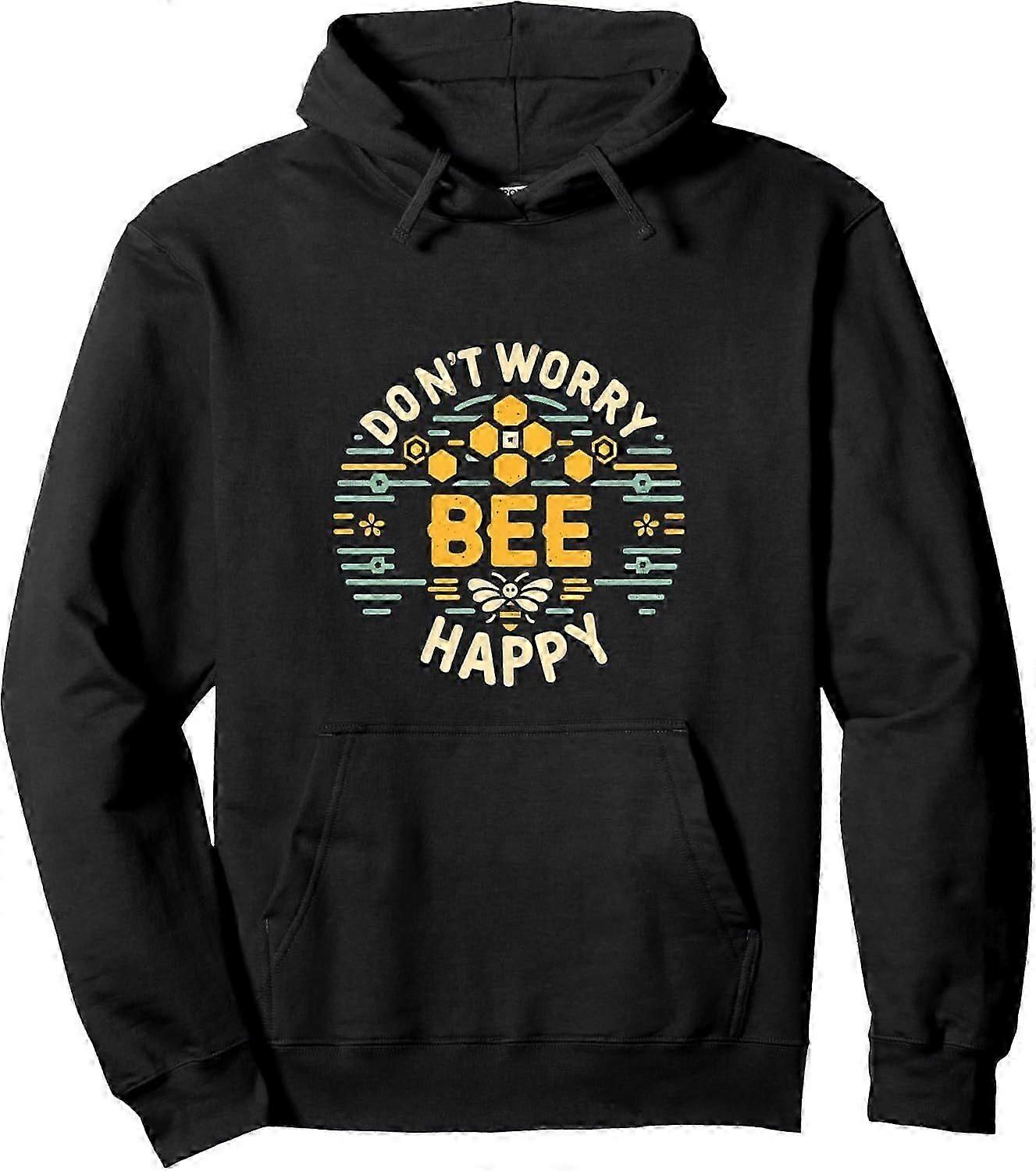 Don'T Worry Bee Happy __----- Pullover Hoodie ER 1141