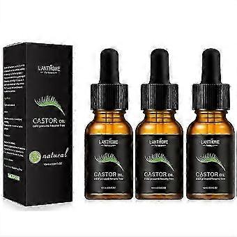 Natural Castor Oil Lash Serum 10ml for Thickening Eyebrows & Eyelashes Growth Enhancer
