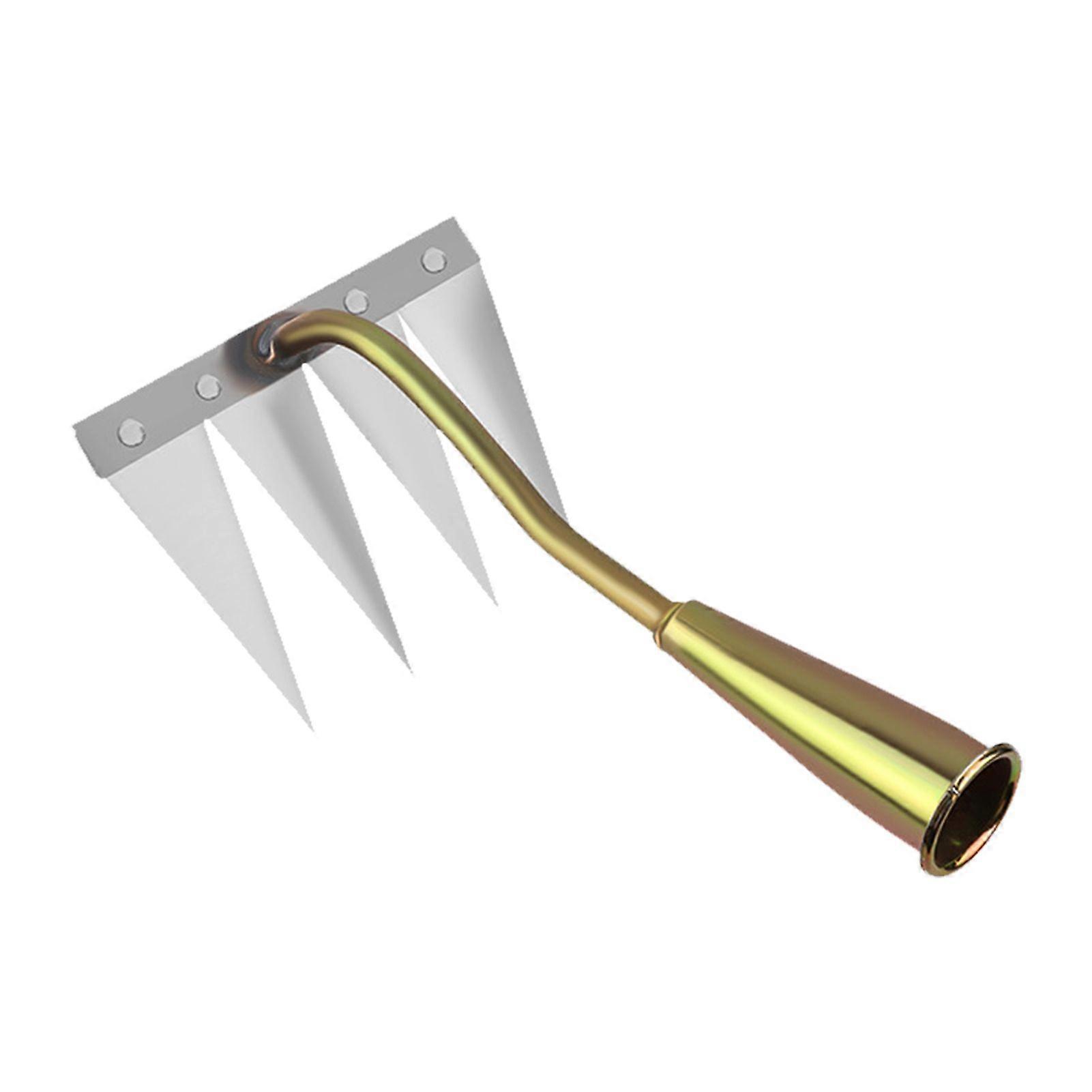 Garden Rake with Removable Design Ergonomic Handle Efficient Weeding Tool with Sharp Tips Garden Tool