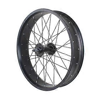 Fat Bike Rear Wheel, Alloy Rim, Disc Brake Ready for Snow and Beach, 20/24/26 x 4.0 Inch