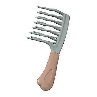 ZY6 Anti Static Curly Hair Comb With Double Row Wavy Teeth For Frizz Control And Scalp Massage New Arrival S06