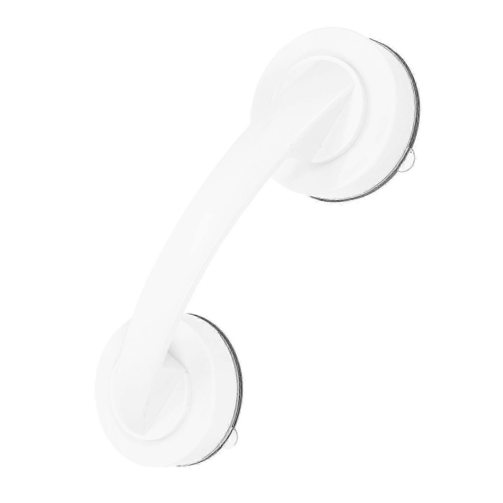 Bathroom Shower Grab Bar Suction Handle Plastic Support 5Pcs Set