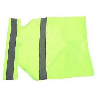 Dog Reflective Safety Vest High Visibility Breathable Dog Summer Clothes for Walking Running Hiking (Fluorescent Yellow-S)