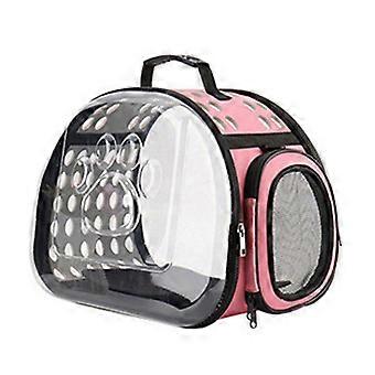 Transparent Cat Carriers Portable Travel Pet Backpack Multifunctional Foldable Pet Carrier compatible with Small Pets Dogs Rabbits