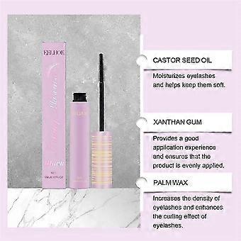 5ml Brown Mascara Lengthens Eyelashes Curling Natural Fast Dry Silk Fiber Matte Waterproof Eye Lashes WF
