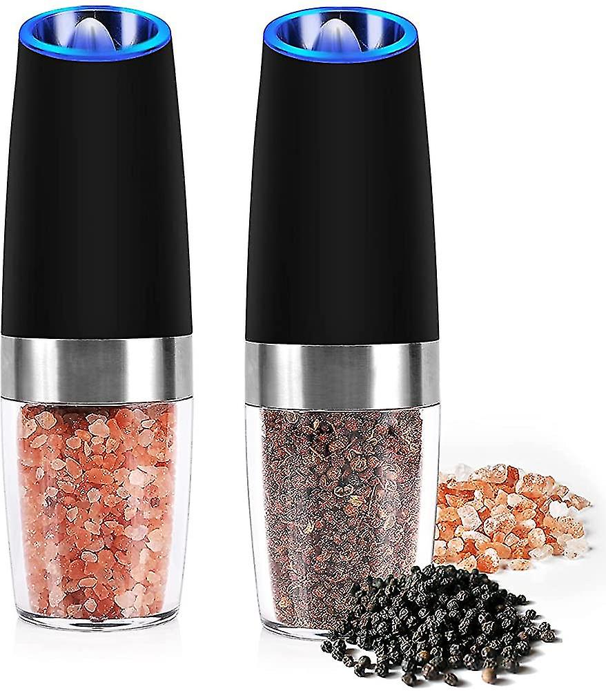 Electric Gravity Pepper Grinder Set, Salt & Pepper Grinder Set