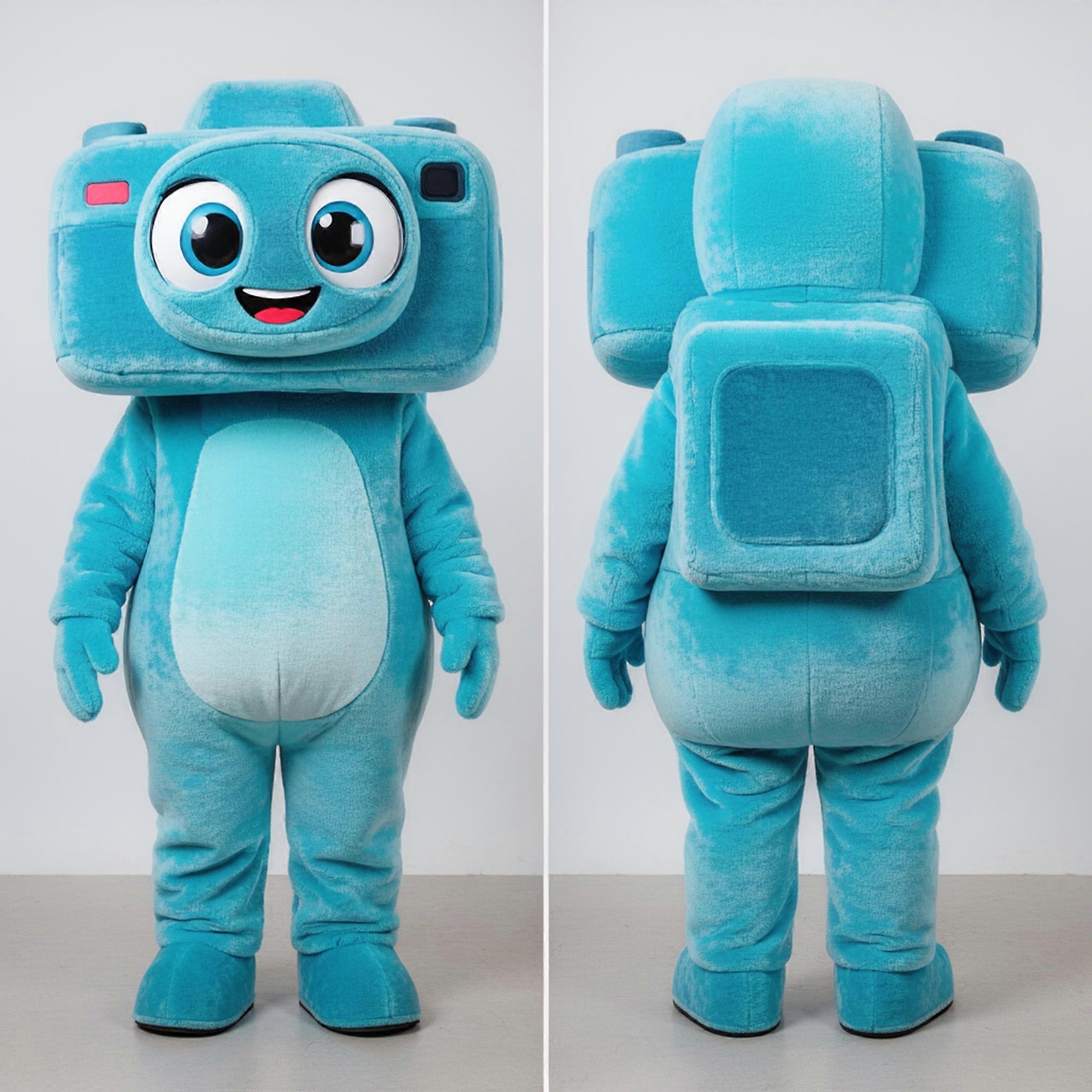 MASTICOT Cyan Padded Camera Mascot