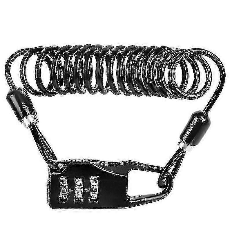 1 Pc Bike Code Combination Lock 3-digital Password Security Cable Lock compatible with Bike