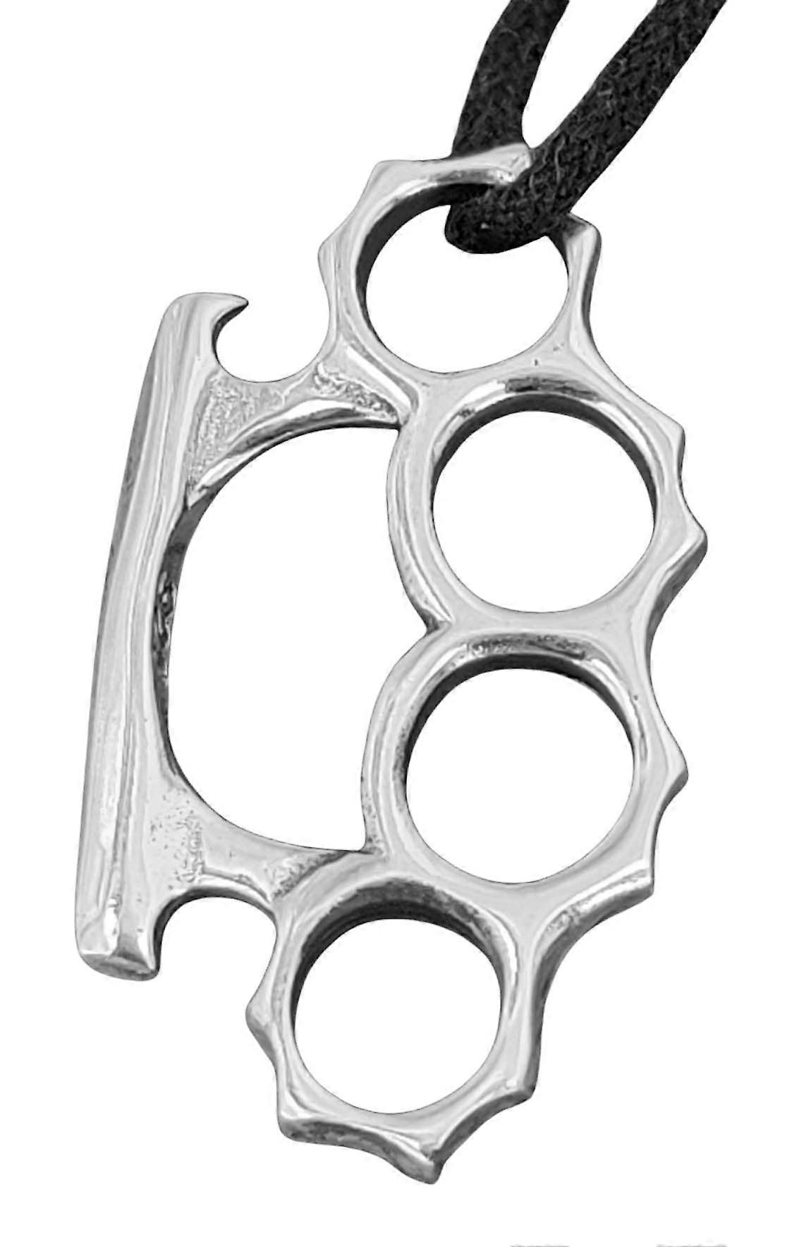 Pendant 177 Brass Knuckles - Silver