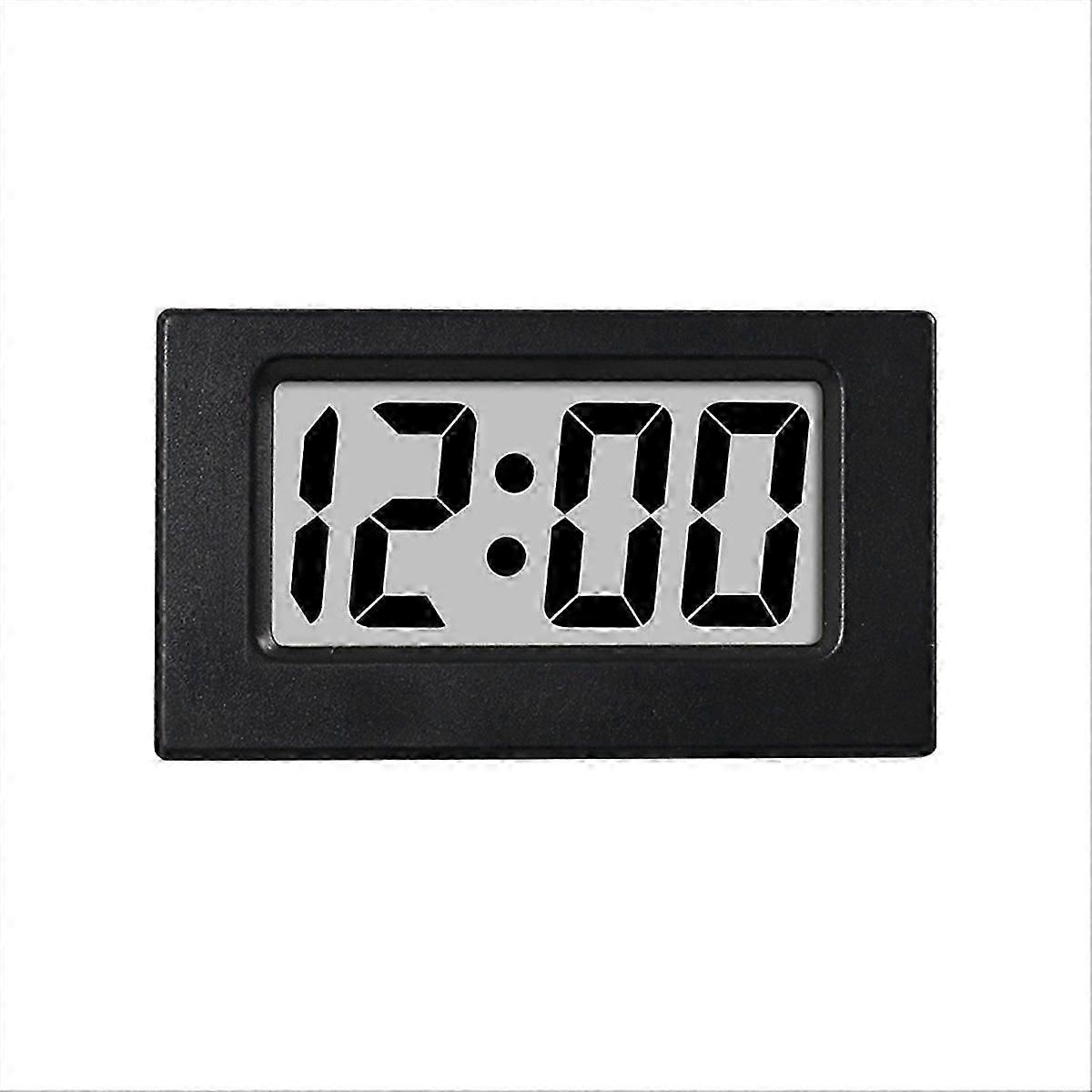 Mini clock, triangular, with LED screen, electronic digital alarm clock, table clock for home, office, etc.-SNNGV