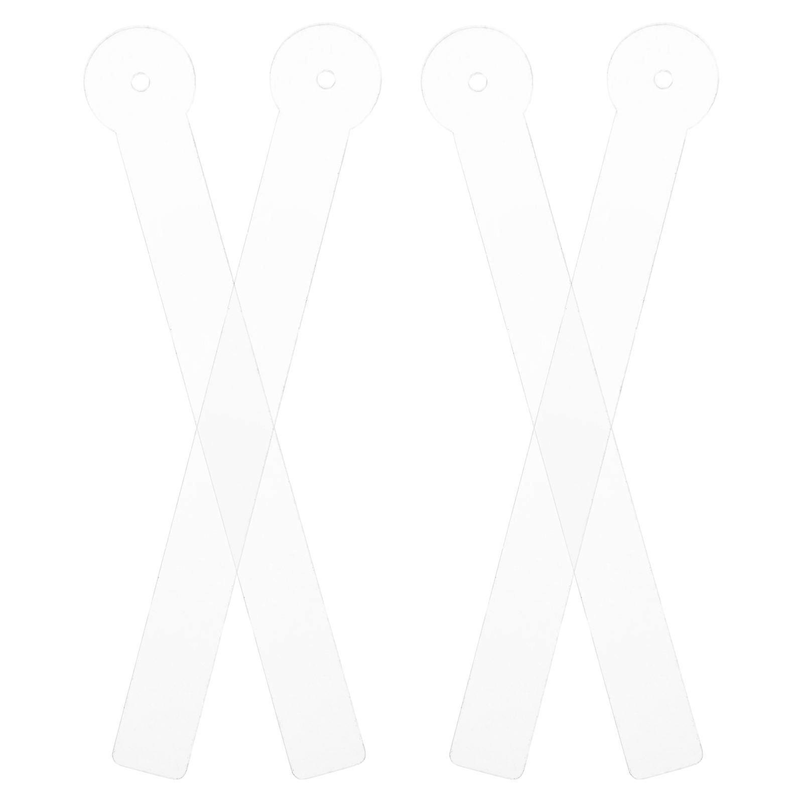 Earring Try on Sticks Transparent Acrylic for Display 16Pcs Set