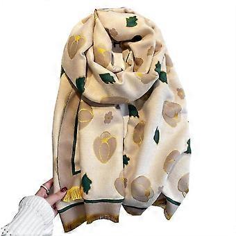 Jacquard Pashmina Scarf Long Shawl Fashion Thicken Warm Wrap for Lady