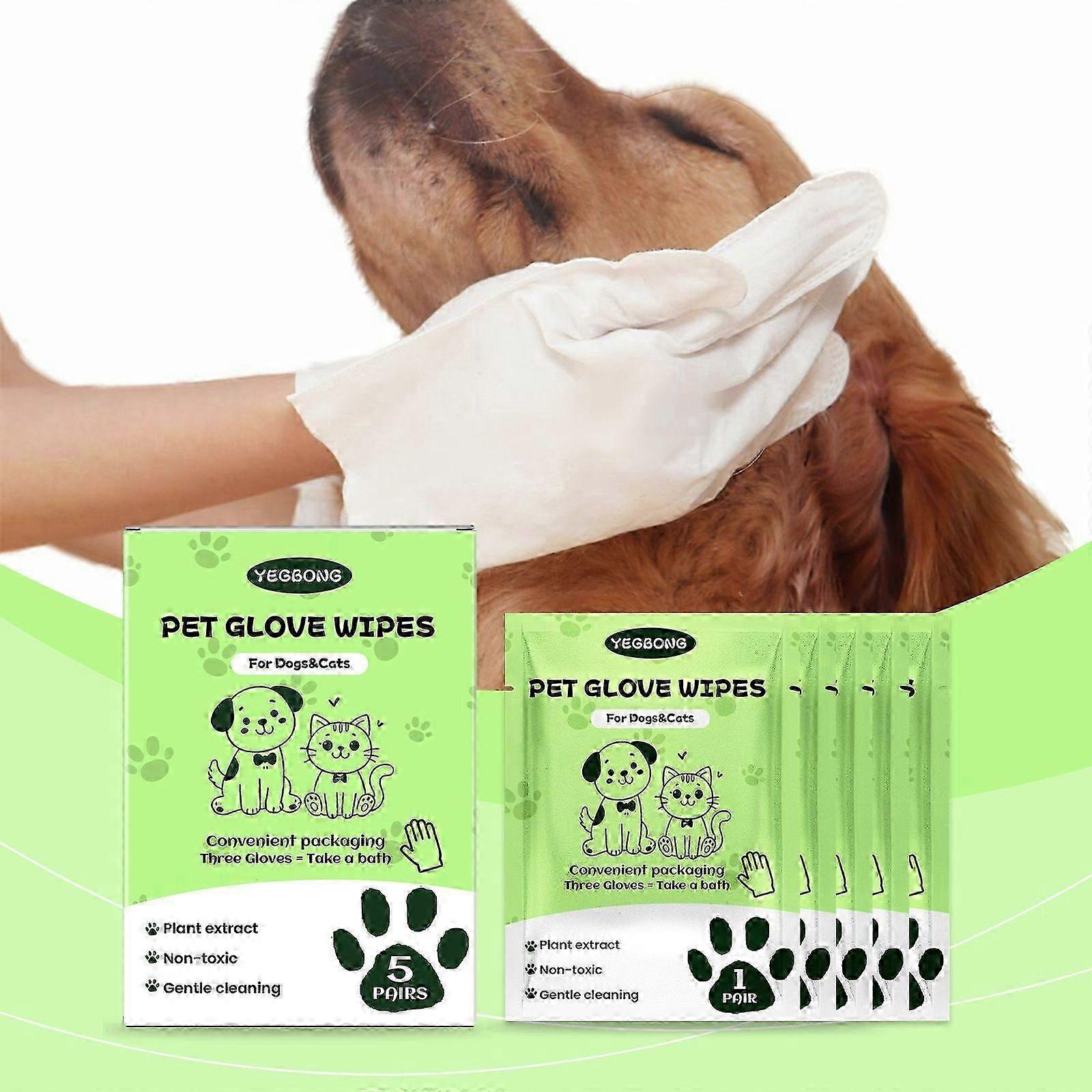 Oat-Infused Pet Sanitizing Gloves