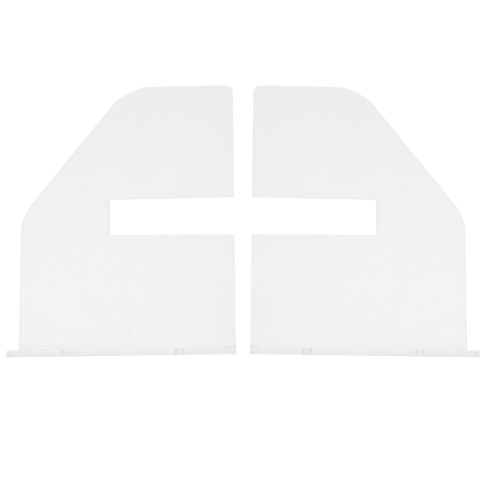 Acrylic Skateboard Wall Mount Brackets 1Pair for Storage Solution