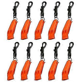 Dual Band Plastic Whistle 1 5 10pcs Loud Safety Whistle for Sports Match Outdoor Camping Hiking Survival Emergency Rescue Equipment
