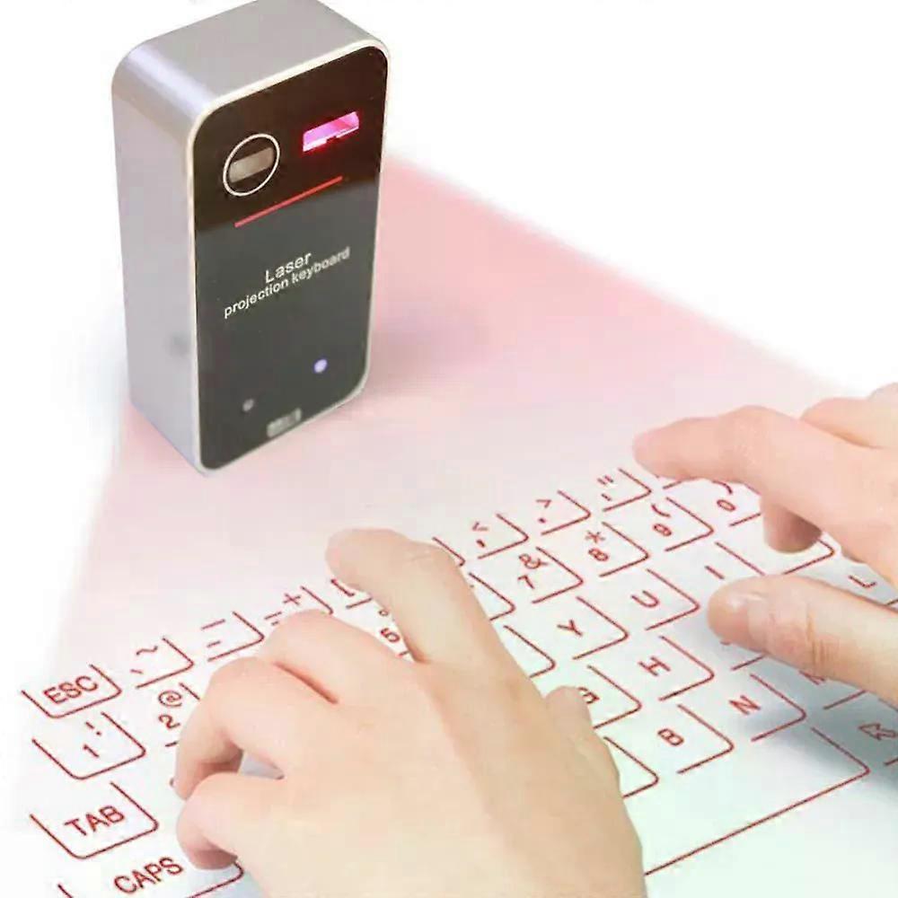 Portable Bluetooth Virtual Laser Keyboard Wireless Projector Keyboard With Mouse function For iphone Tablet Computer Phone
