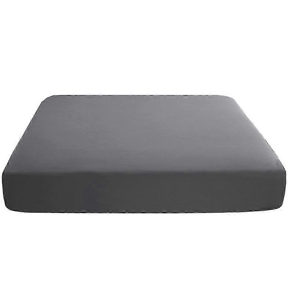 Breathable Cotton Fitted Sheet Grey