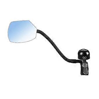 Espejo retrovisor 2 en 1 para bicicleta Jikaix con timbre, ajustable 360 grados, para bicicleta de montaña, carretera, MTB, alarma de alto decibelio, accesorios para bicicleta