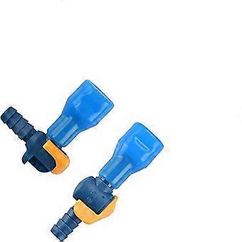 Straight with Silicon Tip Kit and Angled with Silicon Tip(2pcs, blue)