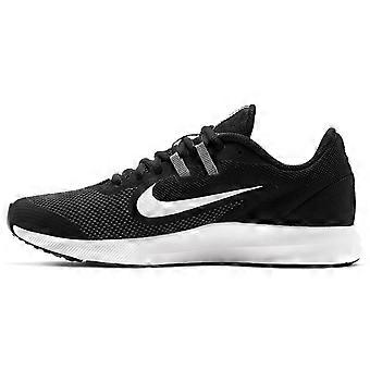 Nike Downshifter 9 slijtvaste lage hardloopschoenen zwart wit unisex AR4135-002