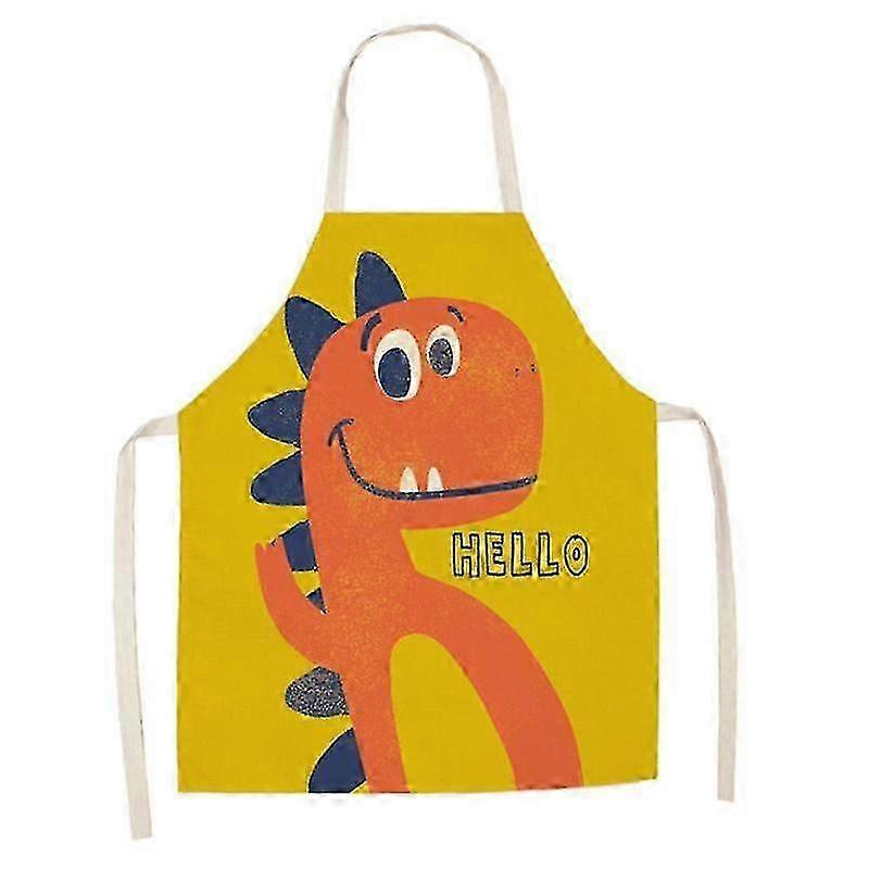 Flax Long Bib Apron Soft Durable