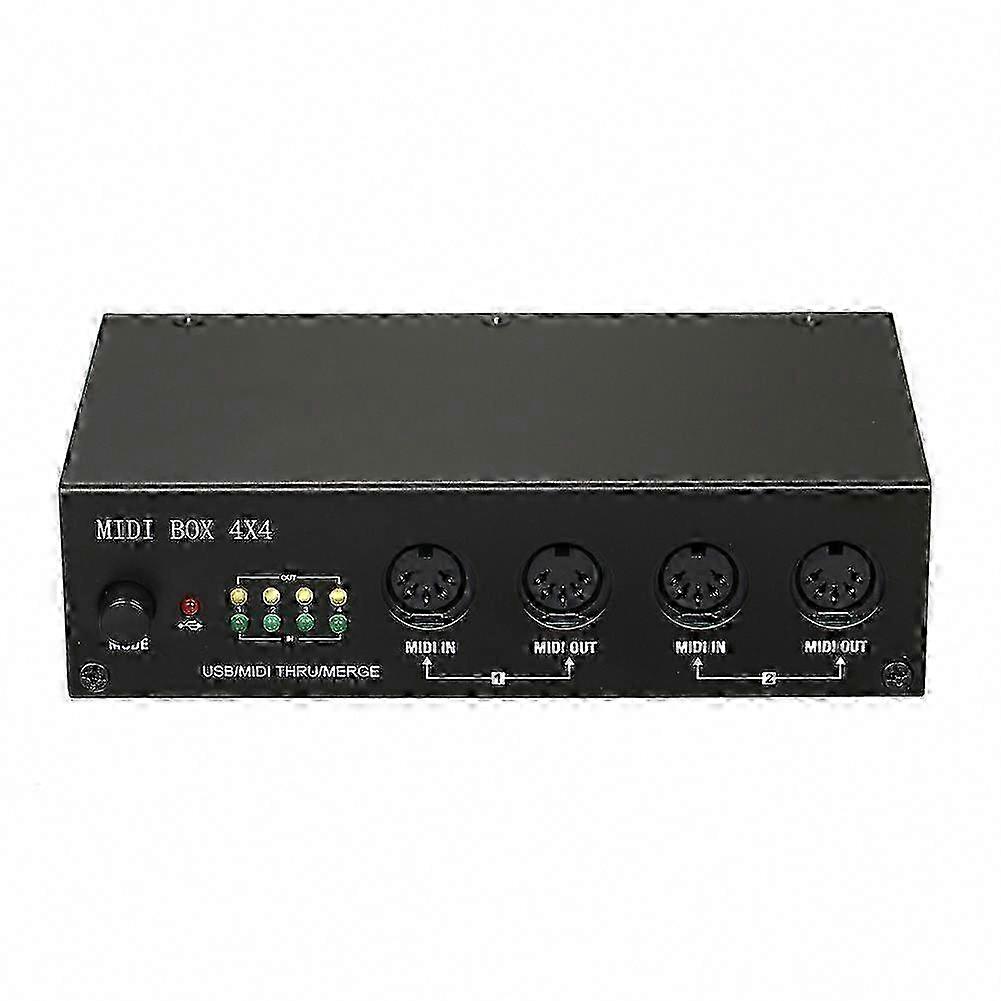 USB-Powered 4 In 4 Out MIDI