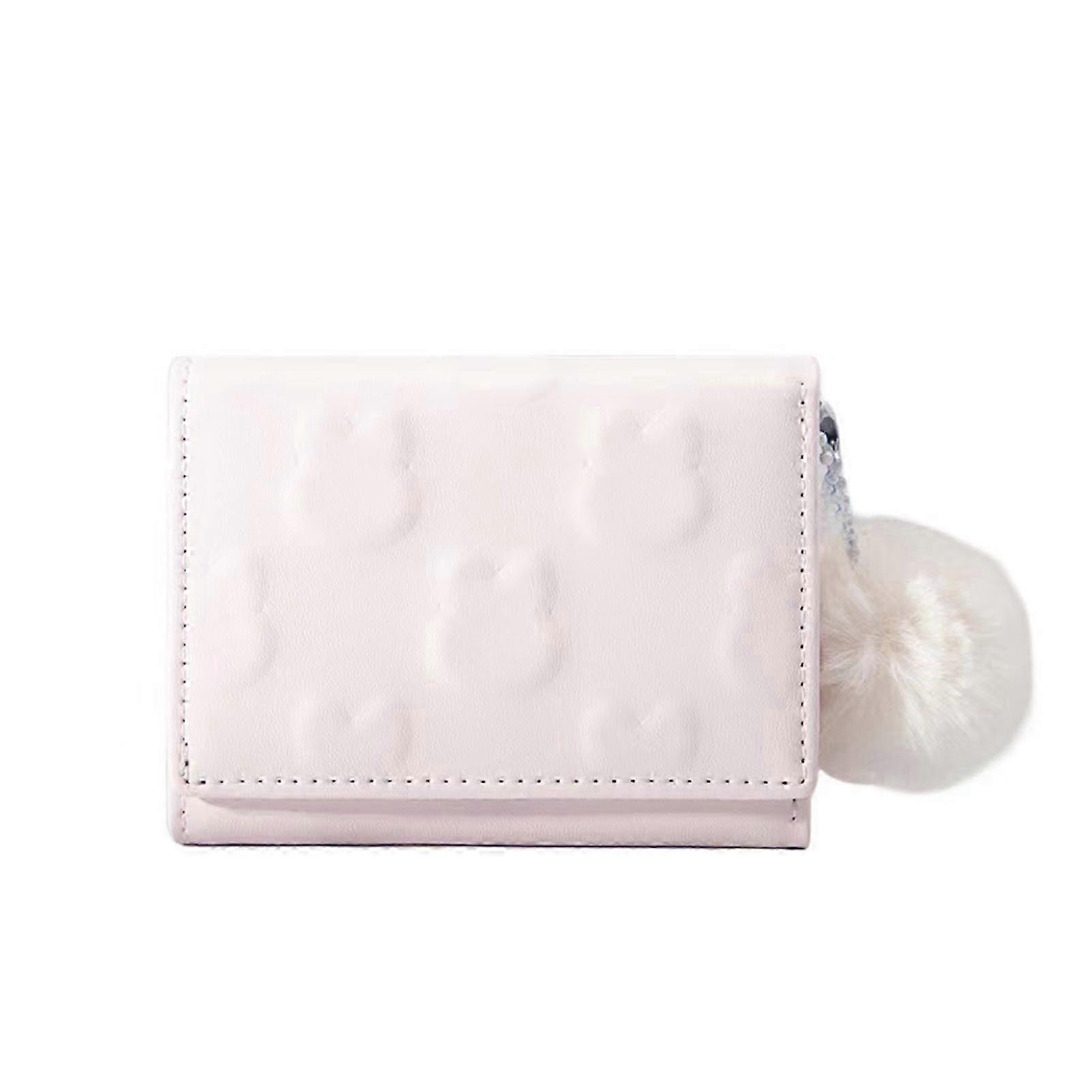 Compact Three-Fold PU Leather Wallet
