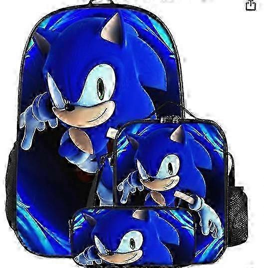 Three-Piece Sonic School Bag Set
