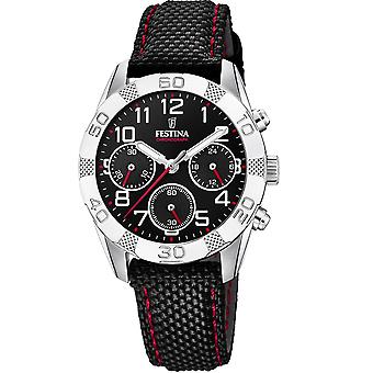 Feast Junior Quartz Analog Child Watch with Cowhide Bracelet F20346/3