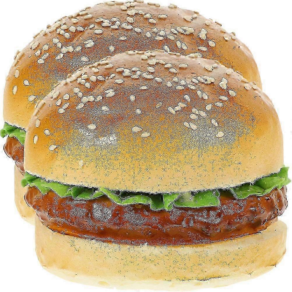 Bright-Coloured PU Burger Models