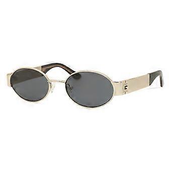 Guess GU00262 32A Full Rim Shiny Pale Gold Women Oval Sunglasses UV3 Original
