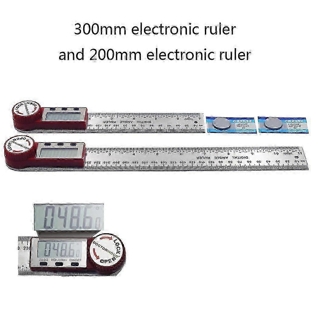 Digital 360 Angle Ruler Stainless