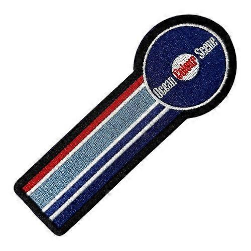Ocean Colour Scene Stripes Woven Circle Logo Iron On Patch
